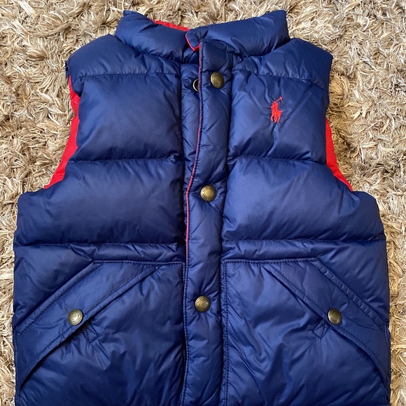 Ralph Lauren Reversible Vest Kids 4t - Picture 1 of 5